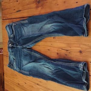 Silver jeans Aiko Capri sz 29